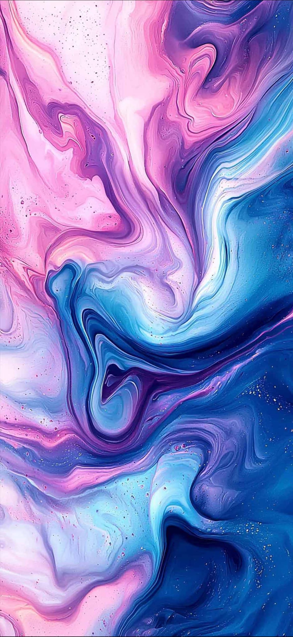 Pink Blue Marble Wallpaper